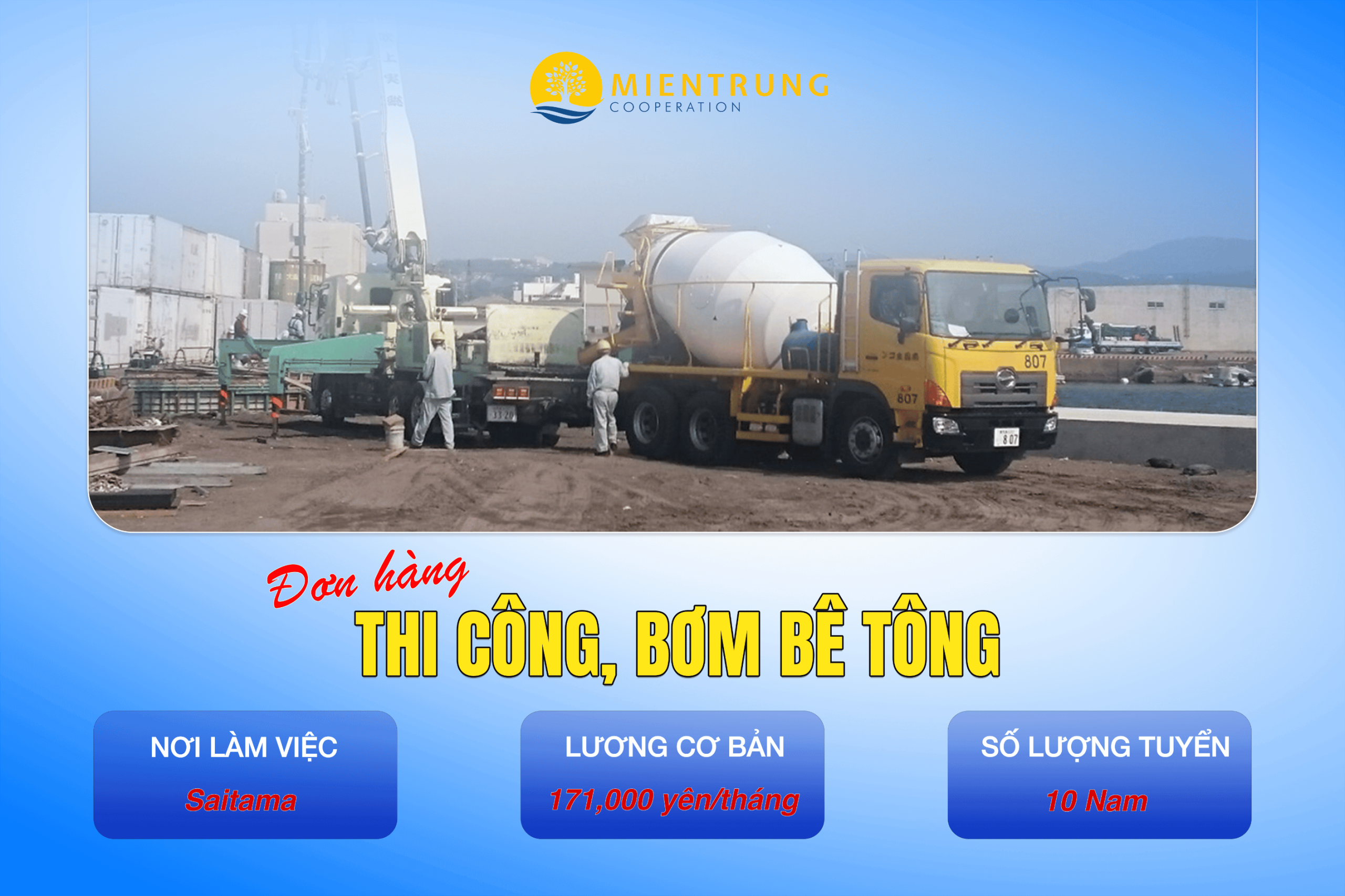 THI CÔNG, BƠM BÊ TÔNG